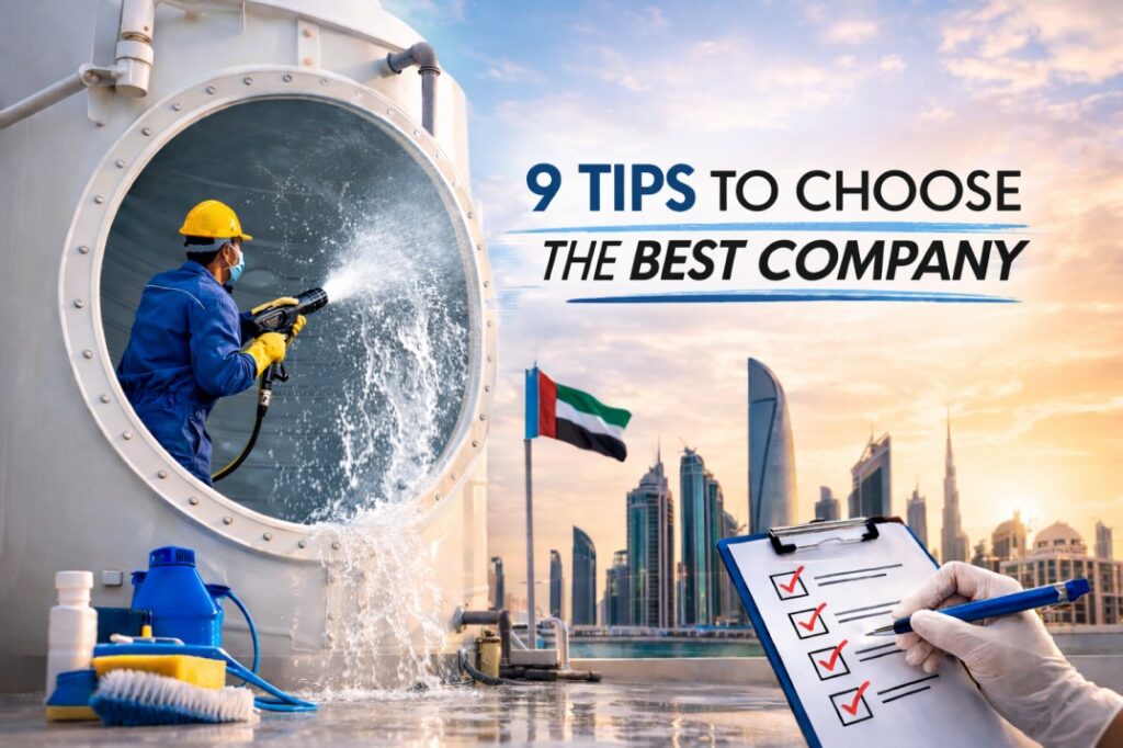 WATER TANK CLEANING ABU DHABI: 9 TIPS TO CHOOSE THE BEST COMPANY Water Tank Cleaning Abu Dhabi