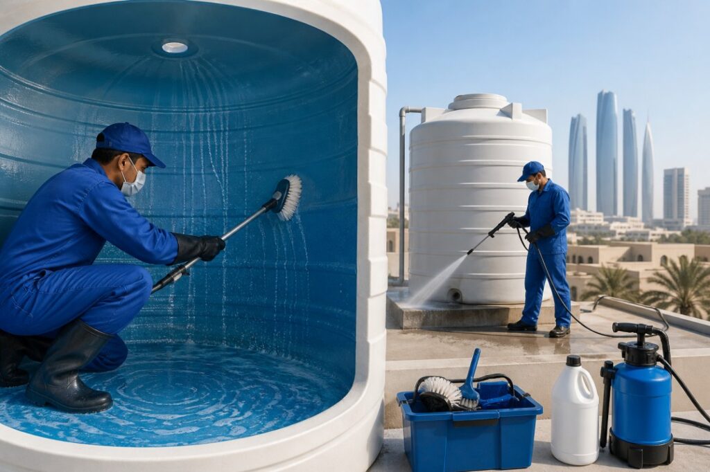 Water Tank Cleaning Abu Dhabi: Protect Your Family with Professional Tank Sanitization Water Tank Cleaning Services in Abu Dhabi