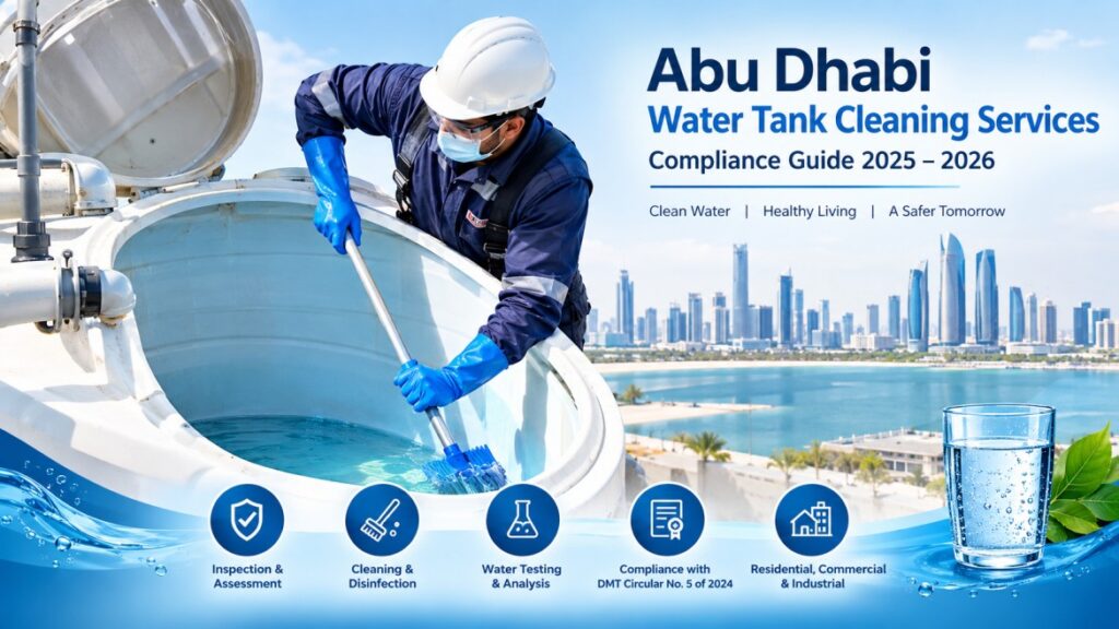 Professional water tank cleaning services in Abu Dhabi