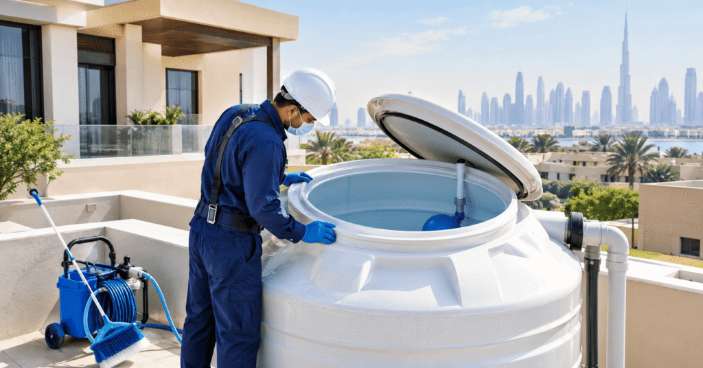Residential Water Tank Cleaning